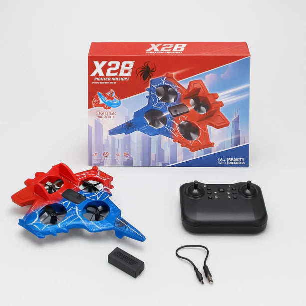 Spider RC jet– 360° Flip Aerial Stunt RC Plane & Helicopter