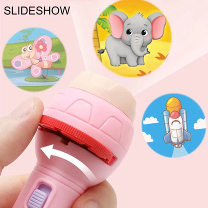 Projector Flashlight Toy for Kids – 24 Slides