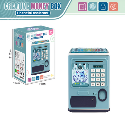 fingerprint mini atm piggy bank

kids atm money saving box

password piggy bank toy

atm bank toy pakistan

money saving box for kids